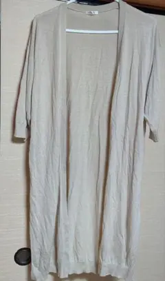 ハニーズ 薄手ロングカーディガン ベージュ Mサイズ