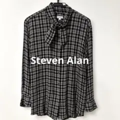 Steven Alanチェックスカーフシャツ　Sサイズ ユナイテッドアローズのサムネイル