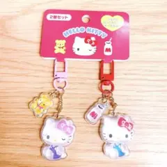 サンリオ キーホルダー2個セット（お揃いニコにこ） キティちゃん