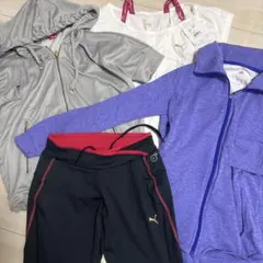 adidas PUMA トレーニングウェア5点セット