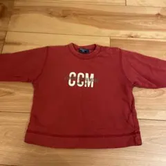 COMME CA DU MODE 赤 トレーナー 90