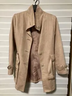 ベロア調コート