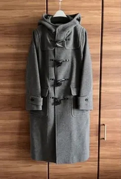 MACPHEE マカフィー⚫︎ ウールメルトン ダッフルコート⚫︎グレー 美品11号