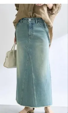 リヴドロワ【MONN.:.(モン)】LOOSE DENIM SKIRT