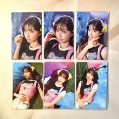 LE SSERAFIM カズハ CRAZYJP トレカ&ステッカーセット