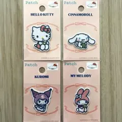 サンリオ　ワッペン　４点セット　セリア