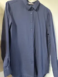UNIQLO 長袖シャツ ブルー　即日発送！