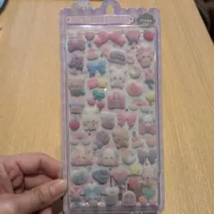 ふわふわドロップシール ボンボンドロップシール フロッキー シール帳 クーリア