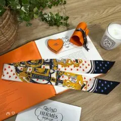 a224【未使用級】HERMES クールドレーヌ ネイビー ラインストーン付