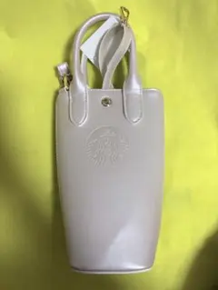 スターバックス SAKURA2026 ボトルショルダーバッグ メタリックピンク