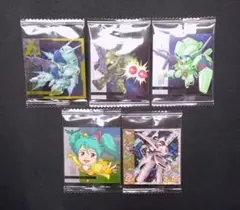 機動戦士ガンダム シールウエハースvol.4 ～宇宙の自由～　ジェガン他　計5枚
