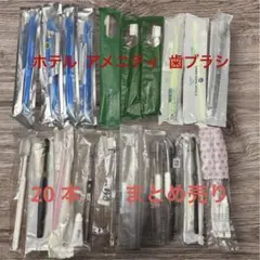 歯ブラシセット（旅行用）20 本　アメニティ　使い捨て歯ブラシ　まとめ売り