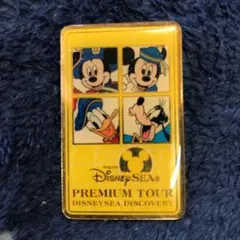 ディズニーシー　プレミアム　ツアー　ピンバッジ