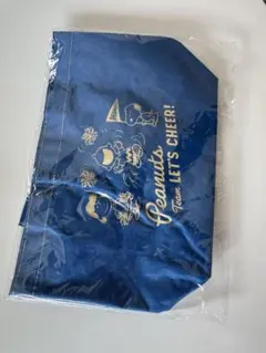 スヌーピー　SNOOPY ランチバック　ネイビー　かわいい