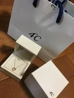 4°C オープンハートネックレス