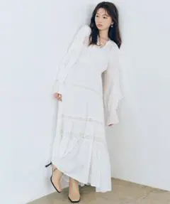 COCO DEAL ラッフルレーストリムワンピース - メルカリ