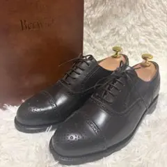 ✨極美品✨定価約4万 バーウィック セミブローグ 5237 茶 箱付24cmのサムネイル