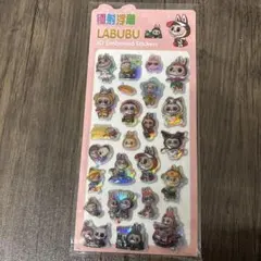 LABUBU 3Dぷくぷくシール　ラブブ　オーロラ