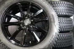 美品！バリ山！シボレー キャプティバ 純正ホイール＆225/65R17 ダンロップ ウィンターマックス SJ8★スタッドレス付 ４本セット！ シボレー タイヤ、ホイール(車のパーツ)の中古が安い！激安で譲ります