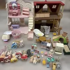 シルバニアファミリーセット☆お家、美容院