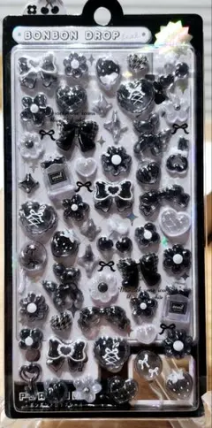 【即日発送】ぶらっくボンボン ボンボンドロップシール クーリア シール