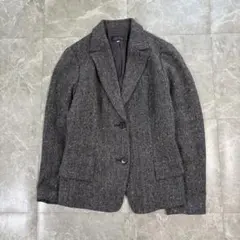 テーラードジャケット　アウター　レディース　オフィスカジュアル　フォーマル　古着