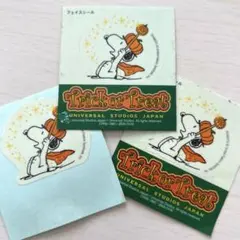スヌーピー ハロウィンシール 3枚セット