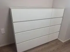 ニトリ ローチェスト クエス 140 WH 4段チェスト 幅138.5cm - メルカリ