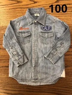 FO.kides デニムシャツ　100センチ