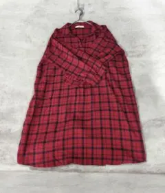 SHOO・LA・RUE シューラルー チェック柄 チュニック ワンピース