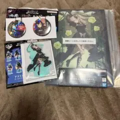 一番くじ ホロライブ 獅白ぼたん アクリルボード アクスタ 大神ミオ 缶バッジ