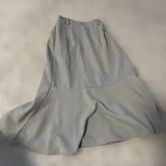 カーキ 深緑 マーメイドスカートフレアスカート ベルトループ付き