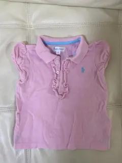 ラルフローレン　ピンク　ポロシャツ　80 女の子