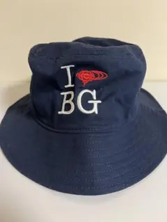 ビームスゴルフ帽子 BG刺繍ロゴ バケットハット レディース NAVY FREEのサムネイル