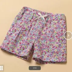 ROPE PICNICフラワータックショートパンツ130 ロペピクニック