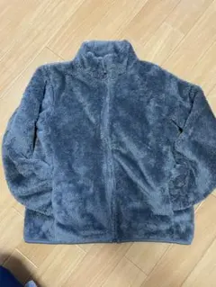 【土日限定】ユニクロ　UNIQLO フリースジャケット　アウター　ボア　グレー