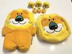 たべっ子どうぶつ　らいおん　8点まとめ売り　ペンケース　巾着　ガチャ　バスボム