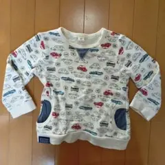 キムラタン ラキエーベ La Chiave 車柄トレーナー 95センチ