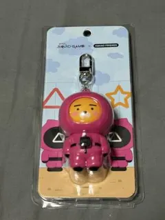 イカゲーム カカオフレンズ ピンクガード キーホルダー