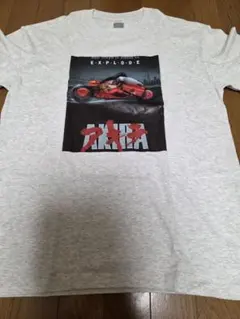 AKIRA グラフィックTシャツ Lサイズ　ロゴ入り　アニメ　マンガ　レトロTV