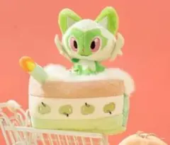 【日本未発売】ニャオハ ケーキ マスコット ぬいぐるみ キーホルダー　ポケモン