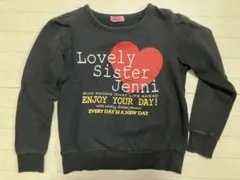 SISTER JENNI 黒の長袖トレーナー