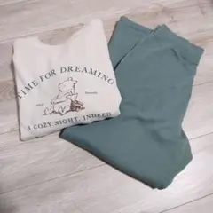 ユニクロフリース　ウィニー・ザ・プー ルームウェアセット