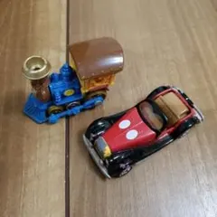 ミッキーマウス ミニカーとウッディ機関車セット