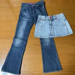 デニム ジーンズ　デニムスカート