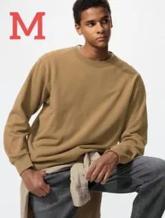 新品 ユニクロ / スウェットシャツ（BROWN・Mサイズ）