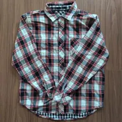 SHIPS チェック柄 長袖シャツ 130