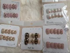 ネイルチップセット 5枚　まとめ売り　Lサイズ