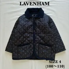 LAVENHAMサイズ4 100110 花柄　キルティングジャケット　ラベンハム