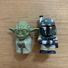 エンスカイ　スターウォーズ ソフビパペットマスコット 2体セットのサムネイル